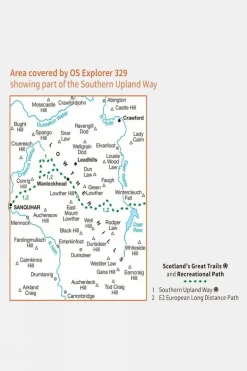 Active Explorer Map 329 Lowther Hills, Sanquhar and Leadhills