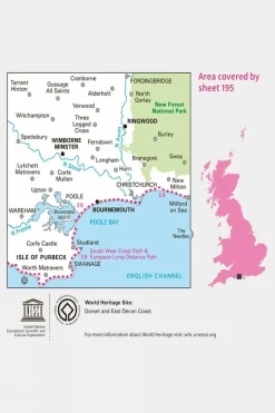 Active Landranger Map 195 Bournemouth and Purbeck