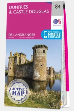Active Landranger Map 84 Dumfries and Castle Douglas