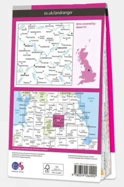 Active Landranger Map 111 Sheffield and Doncaster