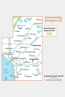 Explorer Map 333 Kilmarnock and Irvine