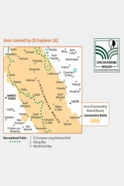 Explorer Map 282 Lincolnshire Wolds North