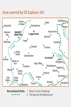 Explorer Map 243 Market Drayton
