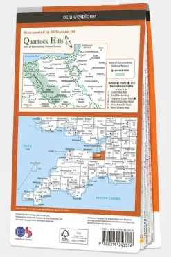 Explorer Map 140 Quantock Hills and Bridgwater