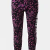 Girls Cotton Blend Big Logo Leggings 14+