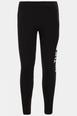 Girls Cotton Blend Big Logo Leggings 14+