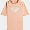 Girls Whole Hearted Short Sleeve Rashguard