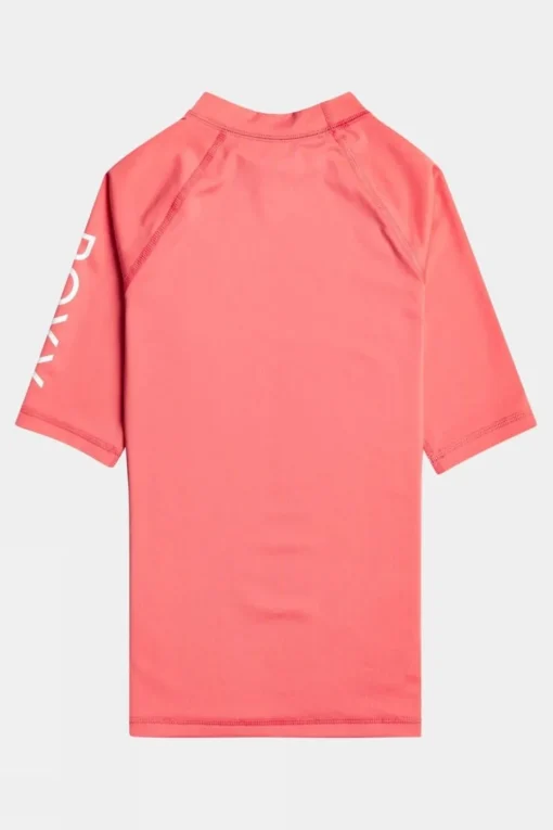 Girls Wholehearted Short Sleeve Rash Vest