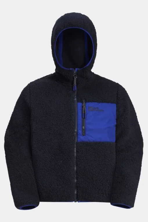 Kids Ice Curl Hood Fleece Jacket