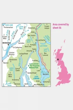 Landranger Map 56 Loch Lomond and Inveraray