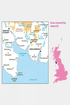 Landranger Map 83 Newton Stewart and Kirkcudbright