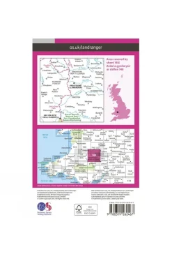 Landranger Map 148 Presteigne and Hay-on-Wye