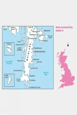 Landranger Map 04 Shetland - South Mainland