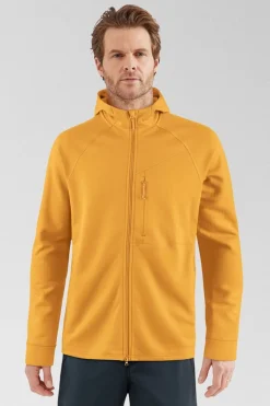Mens Abisko Grid Hoodie Fleece Jacket