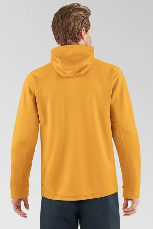 Mens Abisko Grid Hoodie Fleece Jacket