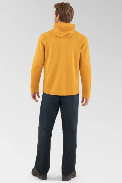 Mens Abisko Grid Hoodie Fleece Jacket