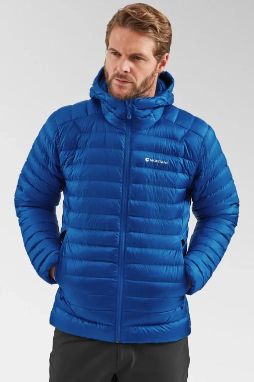 Mens Anti-Freeze Hooded Down Jacket