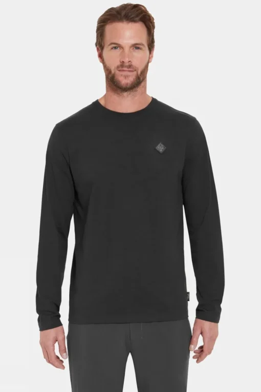 Mens Basecamp Logo Badge Long Sleeve T-Shirt