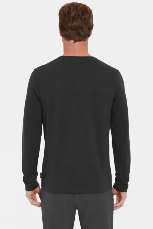 Mens Basecamp Logo Badge Long Sleeve T-Shirt