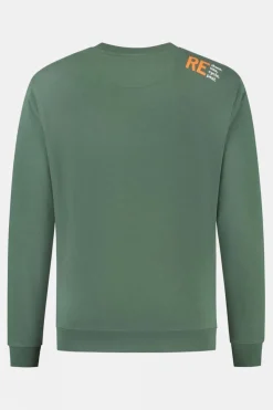 Mens Blue Fleece Sweater