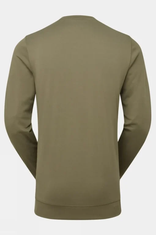 Mens Centrum Crew Long Sleeve T-Shirt
