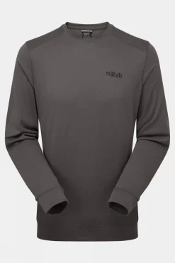 Mens Centrum Crew Long Sleeve T-Shirt
