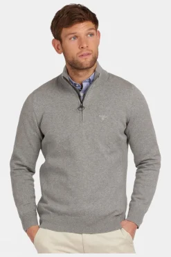 Mens Cotton Half Zip Fleece