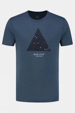 Mens Denimcel Melange T-Shirt