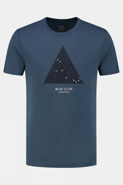 Mens Denimcel Melange T-Shirt