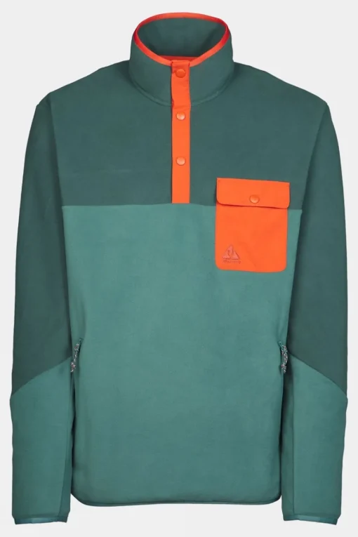 Mens Fitzroy Snap Fleece Top