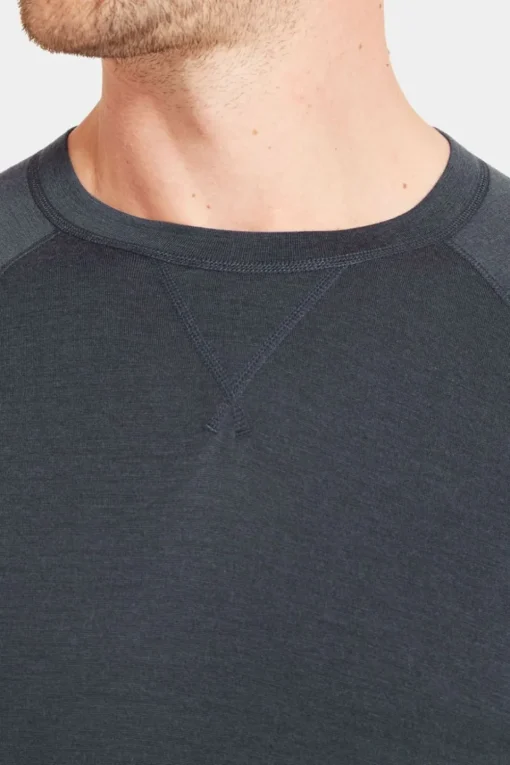 Mens Flatiron 185 Crew Base Layer Top