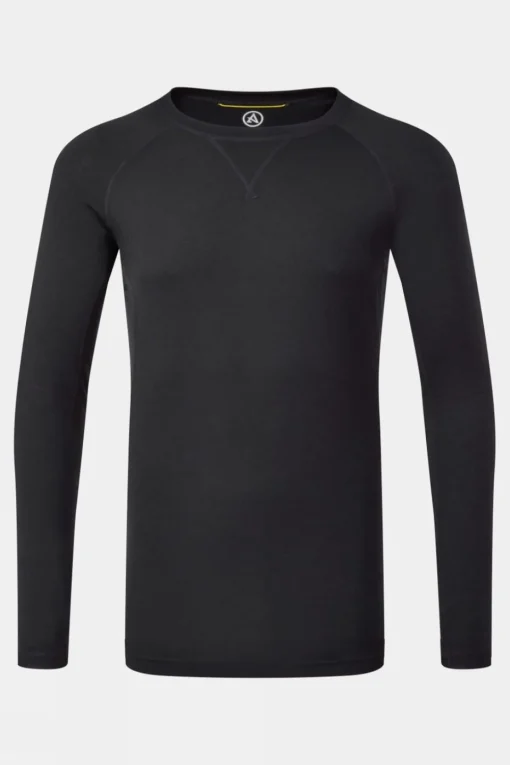 Mens Flatiron 185 Crew Base Layer Top