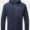 Mens Highpile Hooded Fleece Jacket