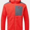 Mens Highpile Hooded Fleece Jacket