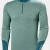 Mens Lifa Merino Midweight Half-Zip Base Layer Top