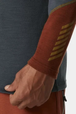 Mens Lifa Merino Midweight Half-Zip Base Layer Top