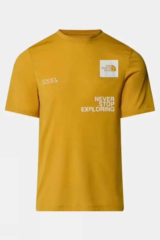 Mens Mountain Foundation Coordinates T-Shirt