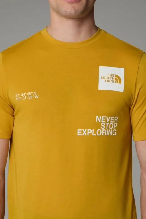 Mens Mountain Foundation Coordinates T-Shirt
