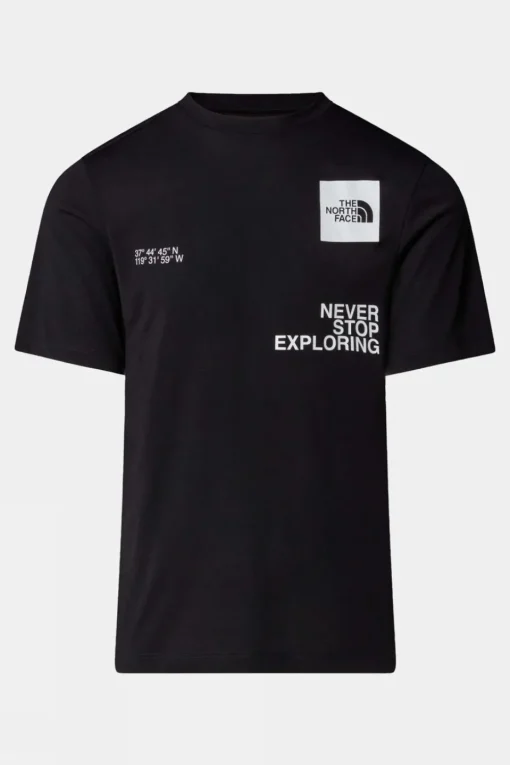 Mens Mountain Foundation Coordinates T-Shirt