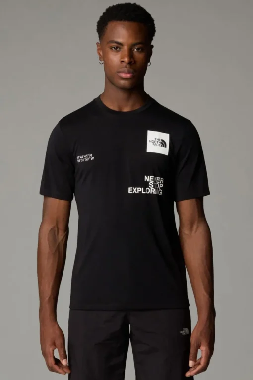 Mens Mountain Foundation Coordinates T-Shirt