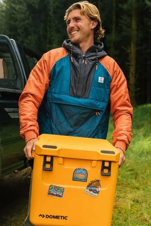 Mens Oceanic Recycled Insulated Half Zip Jacket