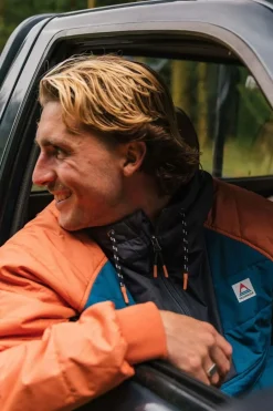 Mens Oceanic Recycled Insulated Half Zip Jacket