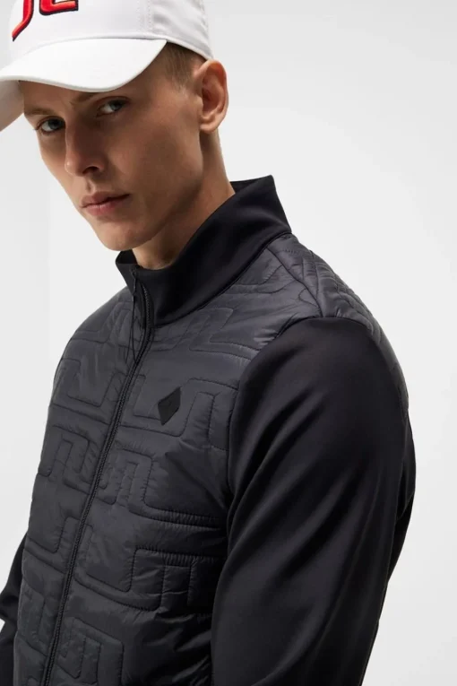 Mens Quilt Hybrid Jacket