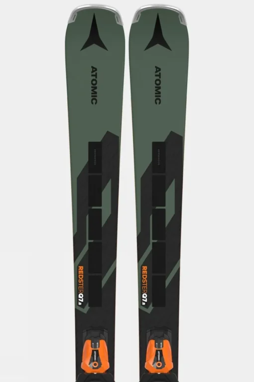 Mens Redster Q7.8 Revoshock C Skis With M12 GW Bindings