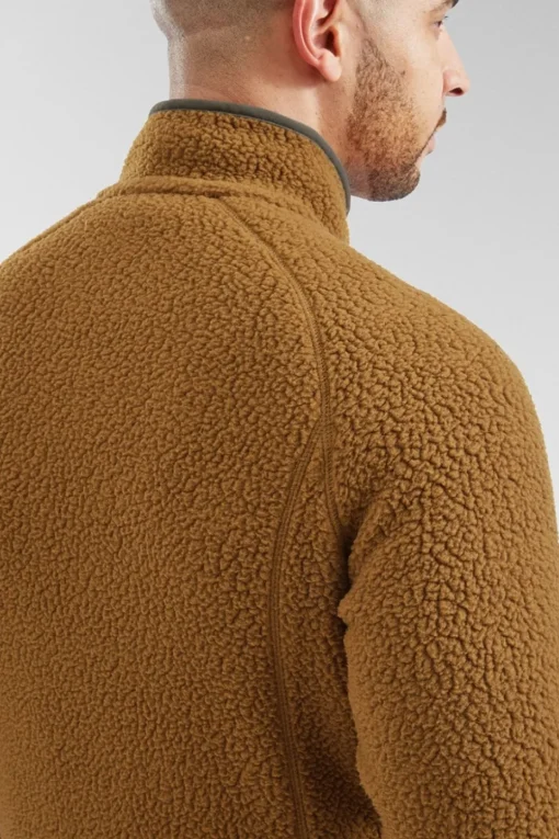 Mens Retro Pile Fleece Jacket