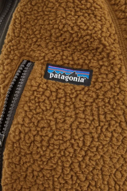 Mens Retro Pile Fleece Jacket