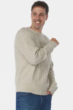 Mens Vagur Cable Sweatshirt