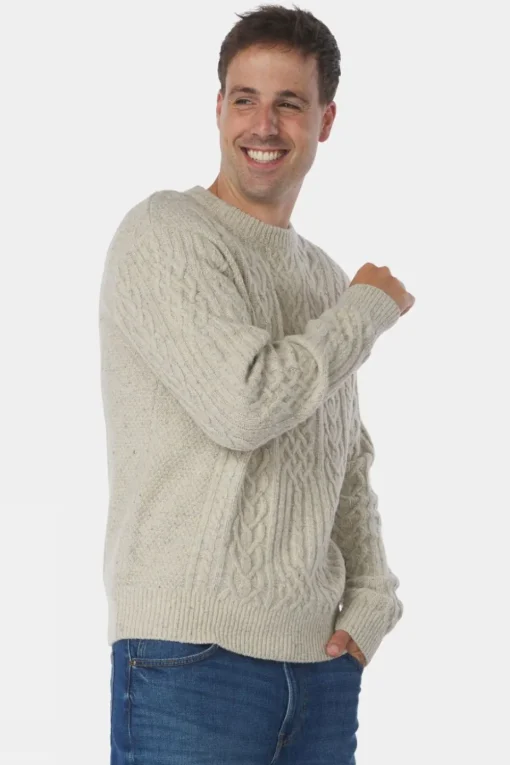 Mens Vagur Cable Sweatshirt
