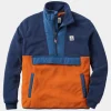 Mens Woodland Hoodless Half Zip Recycled Polar Fleece