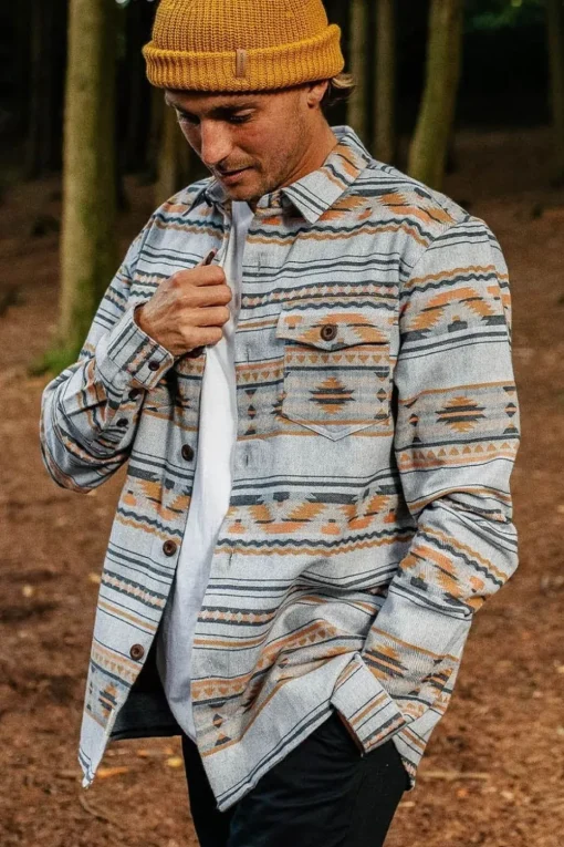 Mens Woodland Organic Cotton Overshirt